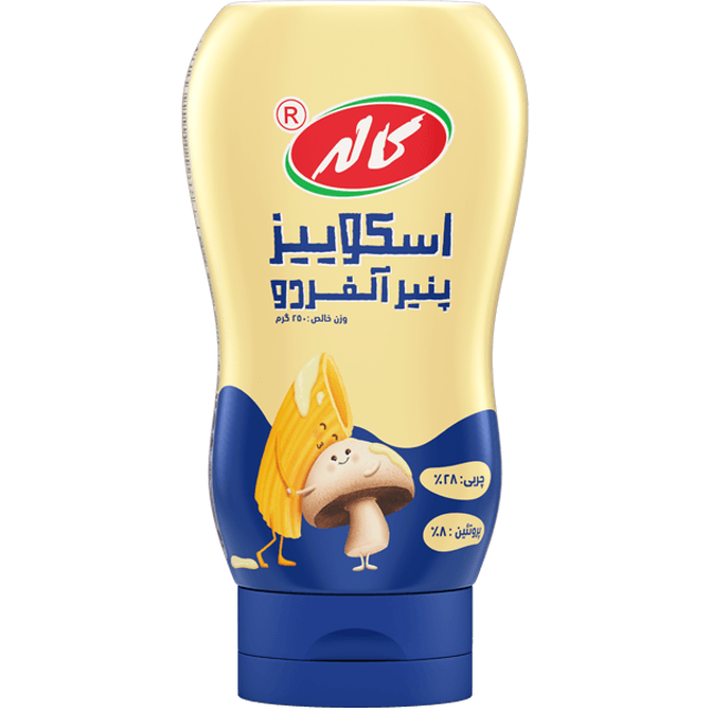 پنیر اسکوییز ۲۵۰ گرمی آلفردو کاله