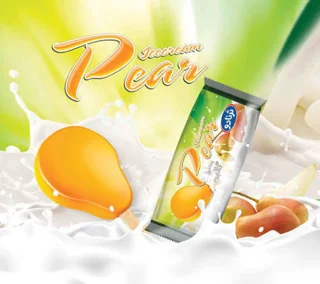 بستنی گلابی پام